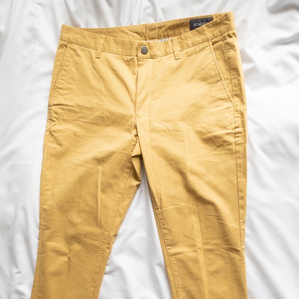 Bonobos Chinos - Yellow, Tailored Fit